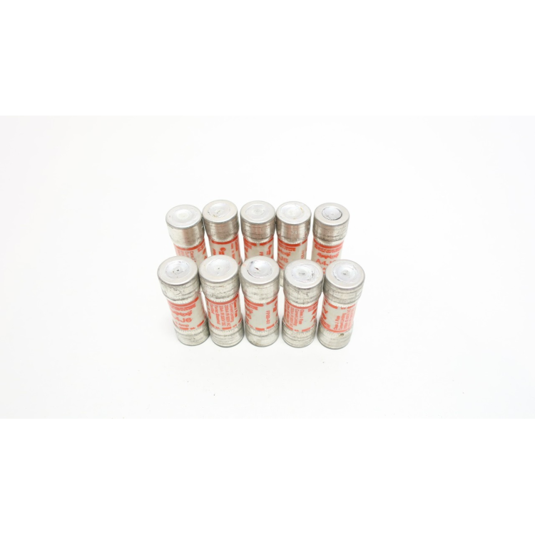 Box Of 10 Ferraz Shawmut A4J6 Amp-trap Cartridge Fuse J 6a Amp 600v-ac 300v-dc