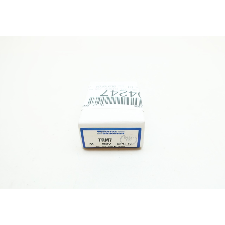 Box Of 10 Ferraz Shawmut TRM7 Tri-onic Cc 7a Amp 250v-ac Fuse