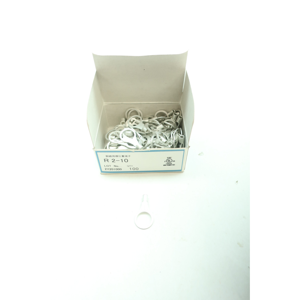 Box Of 100 Fuji R2-10 Solderless Terminal Connector