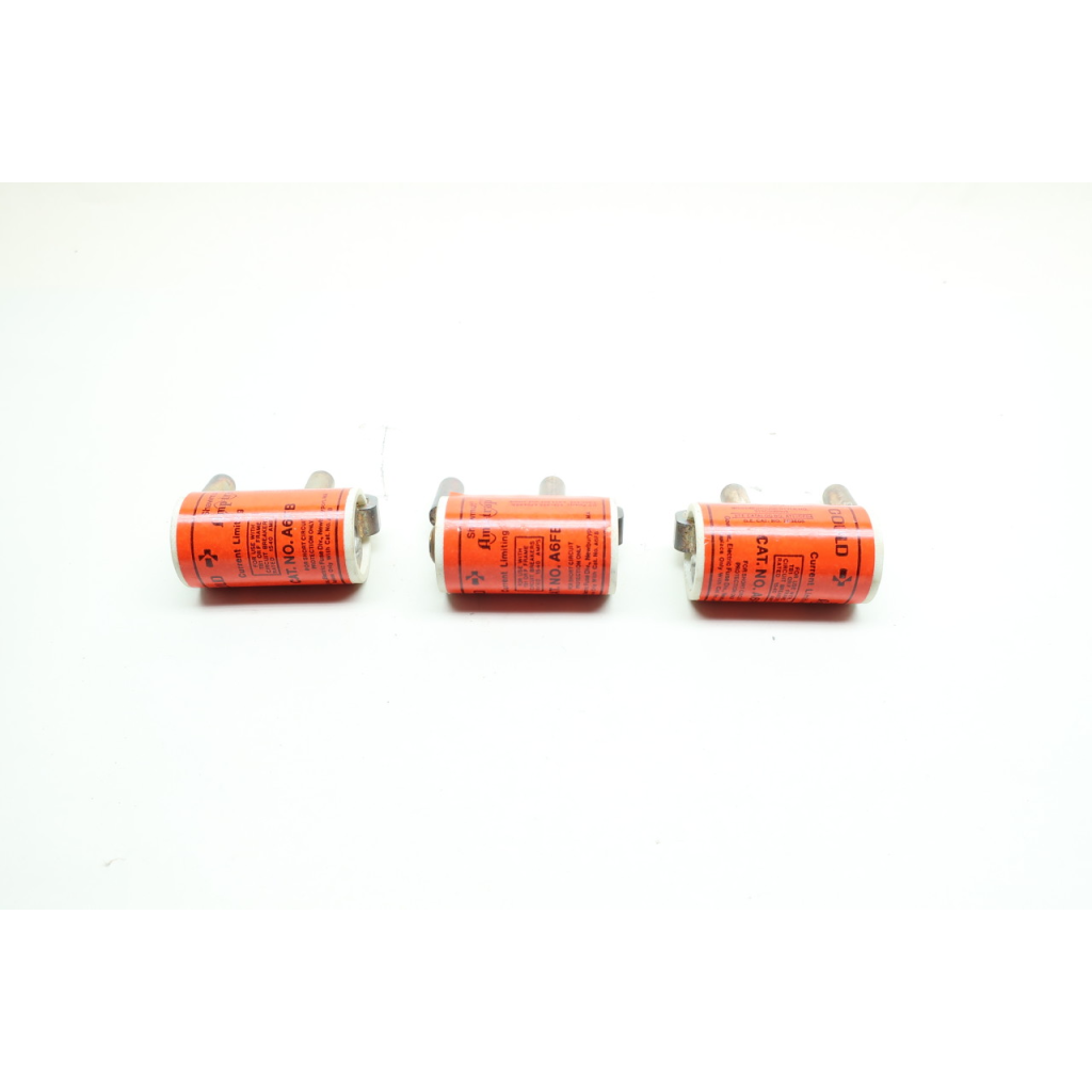 Box Of 3 Gould Shawmut A6FB Amp-trap Circuit Breaker Fuse T81 15-40a Amp
