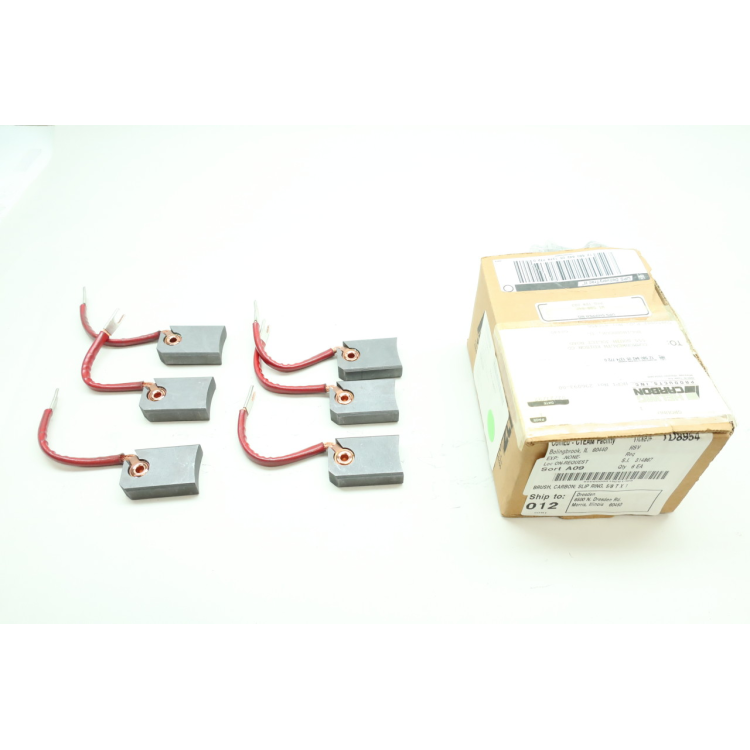 Box Of 6 Helwig Carbon 10-156222-105-5-03 Slip Ring Carbon Brush
