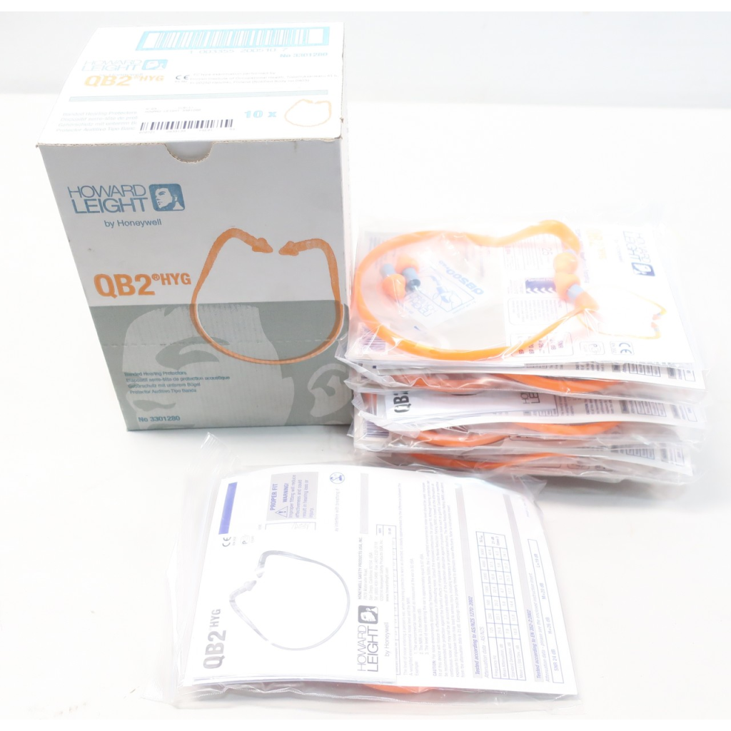 Box Of 10 Howard Leight 3301280 Banded Hearing Earplug 25 Decibel
