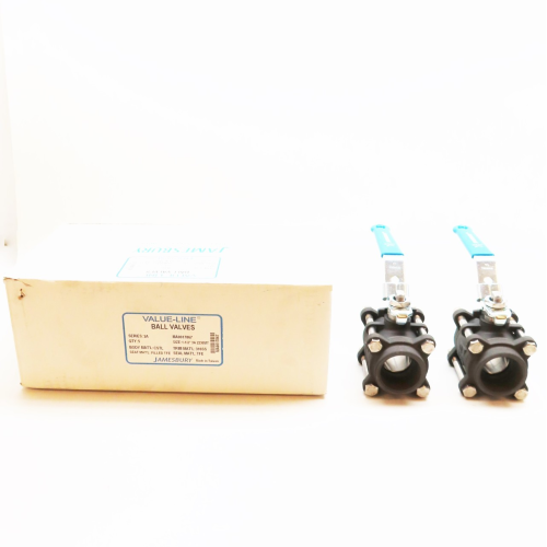 Box Of 2 Jamesbury MA0017867 Manual Steel Ball Valve 1-1/2in Npt