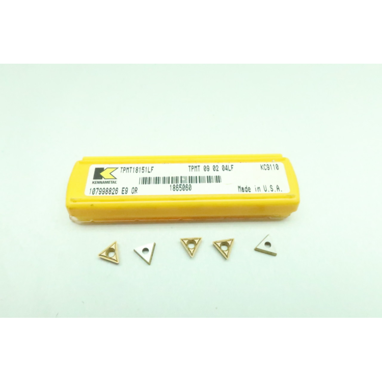 Box Of 5 Kennametal TPMT18151LF Carbide Insert