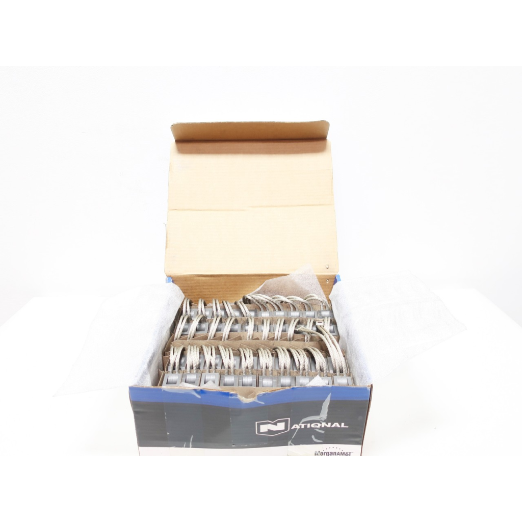 Box Of 40 National 61049505 Carbon Motor Brushes 3-15/16x1-9/16x1in 634