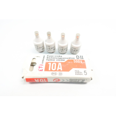 Box Of 4 New Sicherungseinsatze DII Fuse Links 10a 500v-ac