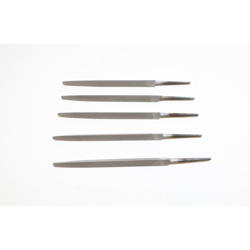 Box Of 5 Nicholson 15991N 3-square Smooth Cut File 6in