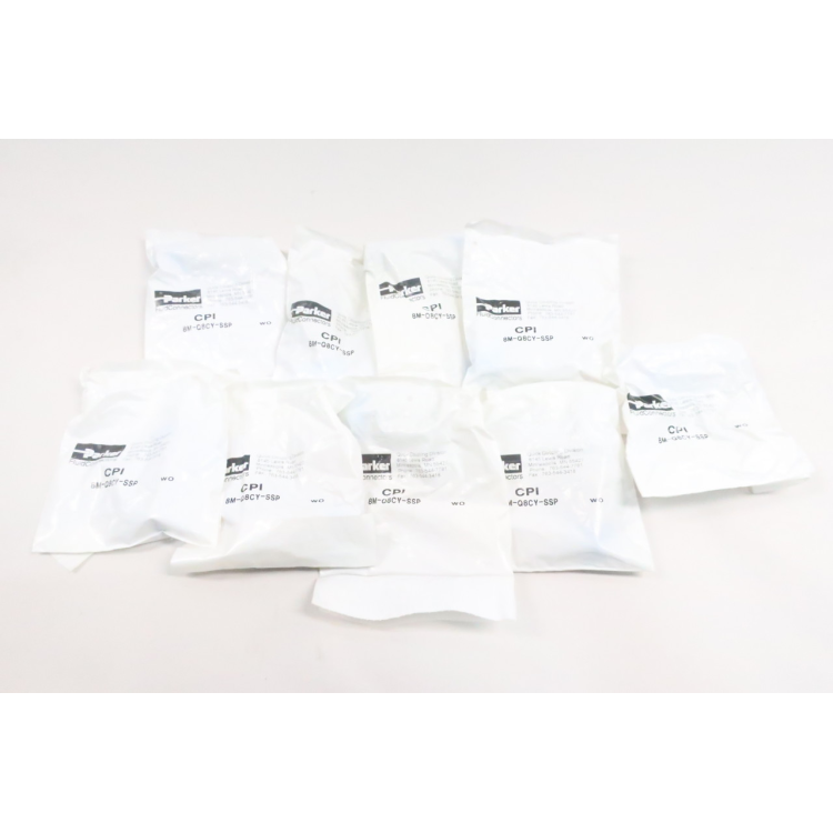 Box Of 9 Parker 8M-Q8CY-SSP Stainless Quick Disconnect Coupling