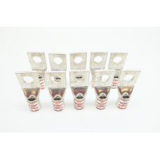 Box Of 10 Penn-union BLU-035S3 D-18 Red 5/8in Copper Compression Lug