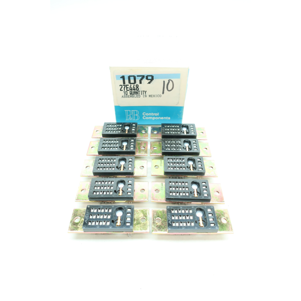 Box Of 10 Potter Brumfield 27E448 Relay Socket