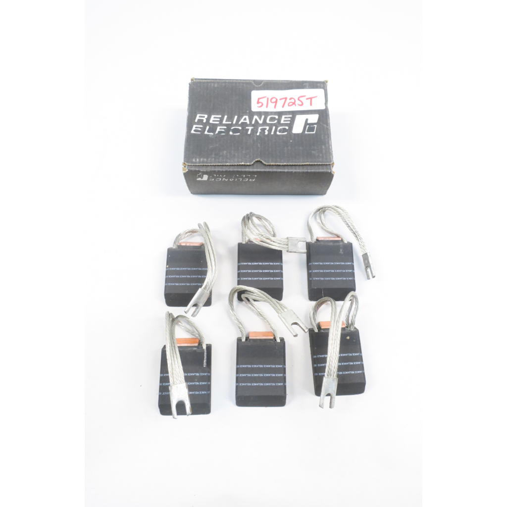 Box Of 6 Reliance 3141-XA Carbon Motor Brush 2-1/4 X 1-5/8 X 5/8in