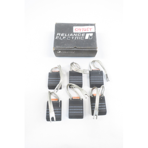 Box Of 6 Reliance 3141-XA Carbon Motor Brush 2-1/4 X 1-5/8 X 5/8in