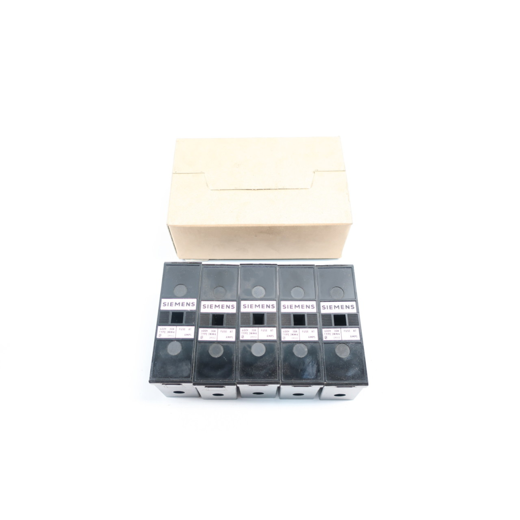 Box Of 5 Siemens 3NW4 Fuse Holder 1p 30a Amp 600v-ac