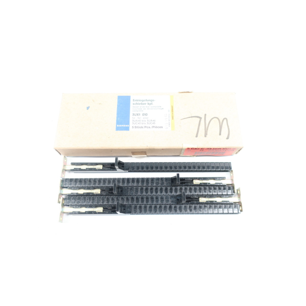 Box Of 5 Siemens 3UX1 010 Starter Reset Slide-bar