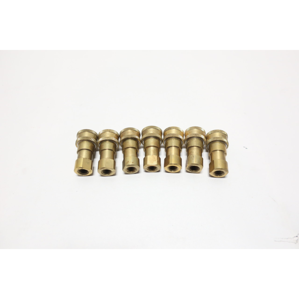 Box Of 7 Snap Tite B72C4-4F Quick Connect Hydraulic Fitting 1/4in Npt