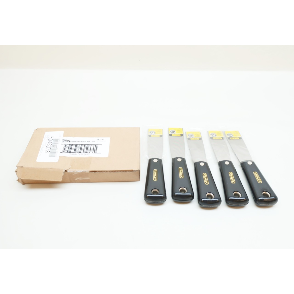 Box Of 5 Stanley 28-140 1-1/4in Putty Knife