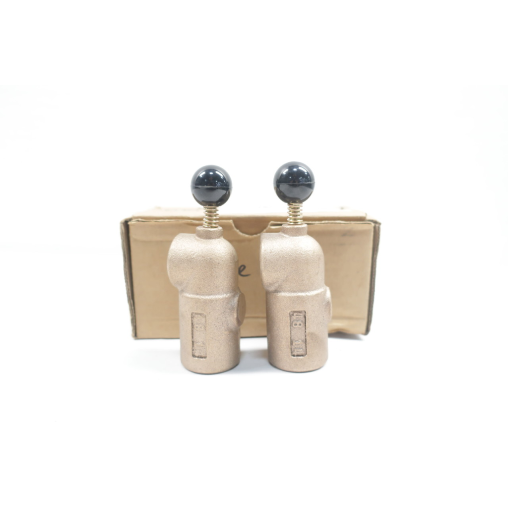 Box Of 2 Swagelok 48 14 Manual Brass Valve 1/2in X 3/4in Npt