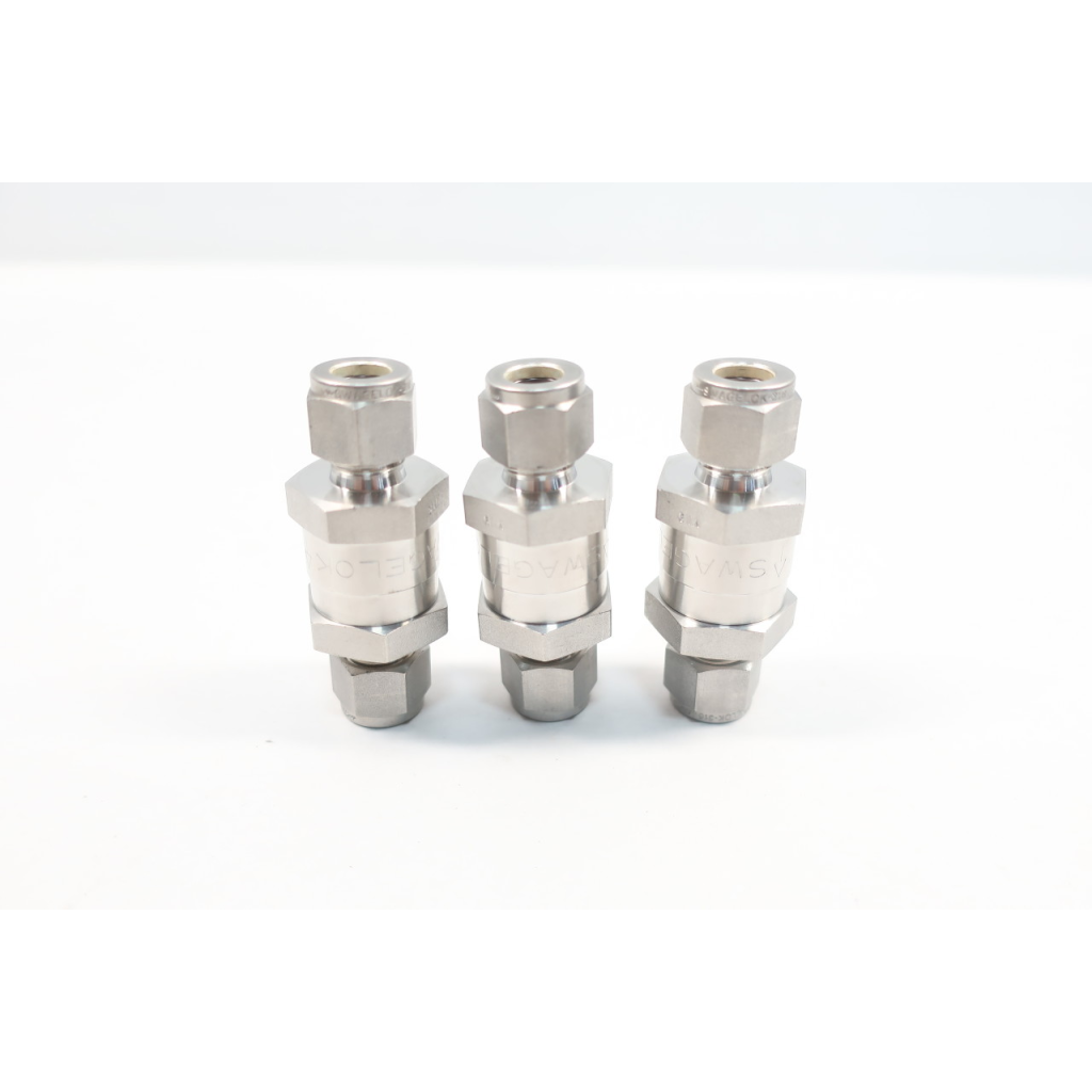 Box Of 3 Swagelok SS-CHS6-EP-1 Stainless Check Valve 3/8in Tube