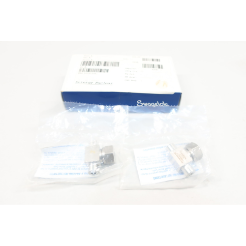 Box Of 2 Swagelok SS-53SW4T-C5 Stainless Socket Weld Check Valve 1/4in