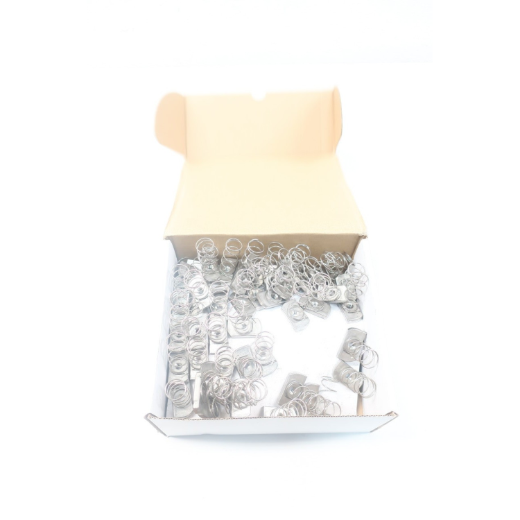 Box Of 100 Techline International I-1035-SS Spring Nut 1/2-13