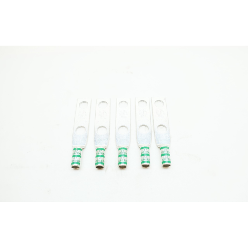 Box Of 10 Thomas&betts 54857BE 1/2in Two Hole Copper Compression Lug
