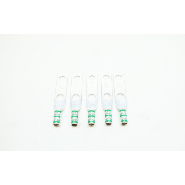 Box Of 10 Thomas&betts 54857BE 1/2in Two Hole Copper Compression Lug