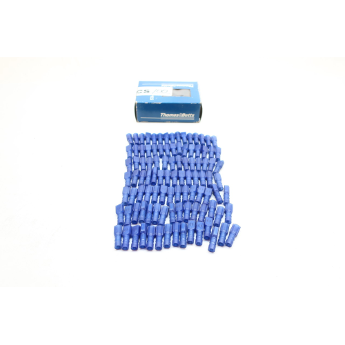 Box Of 100 Thomas&betts 14RBD-18277 Sta-kon Female Disconect 16awg 14awg