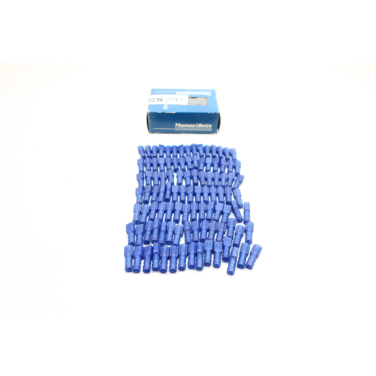 Box Of 100 Thomas&betts 14RBD-18277 Sta-kon Female Disconect 16awg 14awg