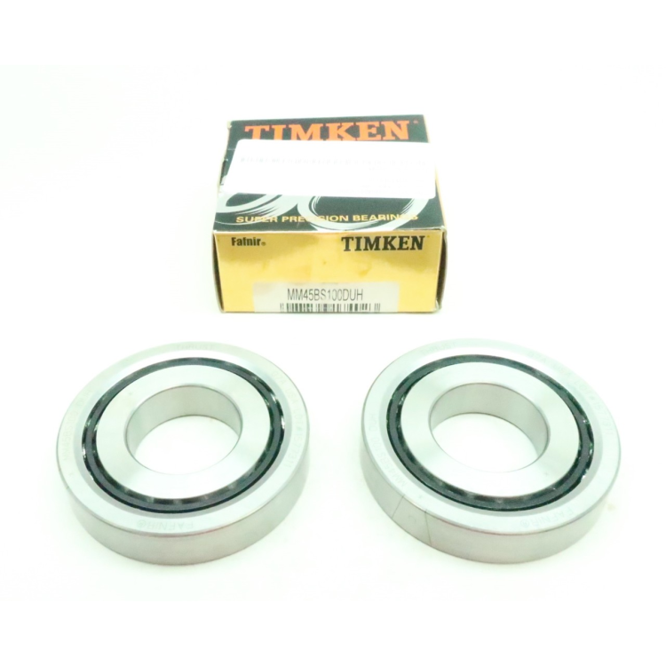 Box Of 2 Timken MM45BS100DUH Ball Screw Support Bearing 45mm 100mm 20mm
