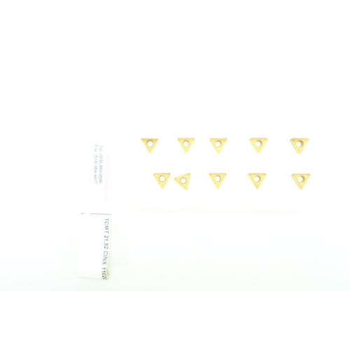 Box Of 10 Toolmetrix TCMT 21.52 CINX 110208 Carbide Insert Box Of 10 Toolmetrix TCMT 21.52 CINX 110208 Carbide Insert