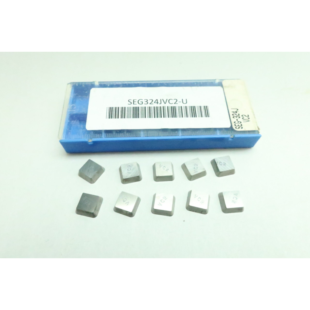 Box Of 10 Valenite SEG-324J VC2 Carbide Insert