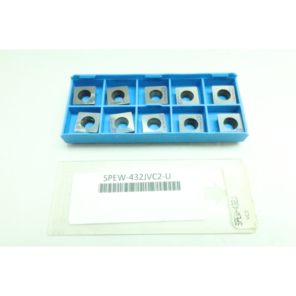 Box Of 10 Valenite SPEW-432J VC2 Carbide Insert