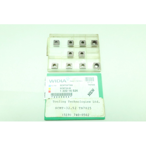 Box Of 10 Widia SCMT32.52 TN7025 Carbide Insert