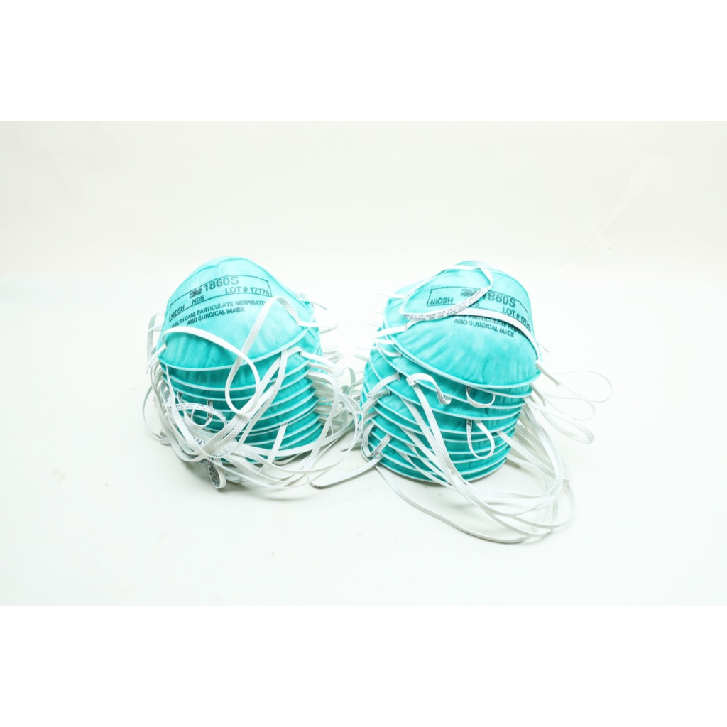 Box Of 20 3m 1860S N95 Particulate Respirator Mask