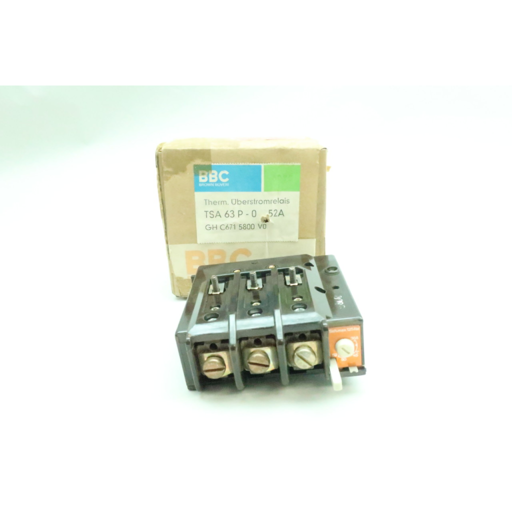 Brown Boveri TSA 63P Overload Relay 36-52a