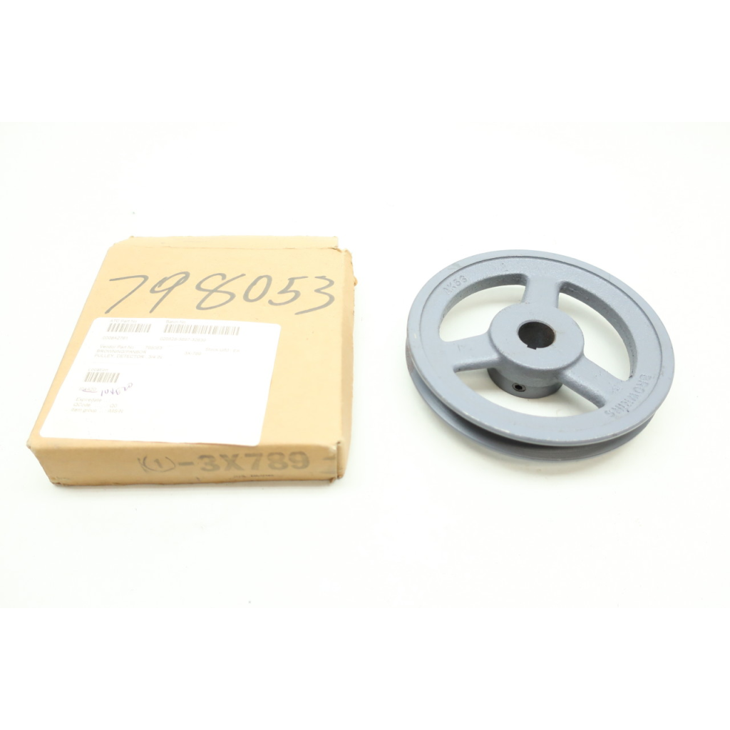 Browning 3X789 V-belt Pulley 1 Groove 3/4in