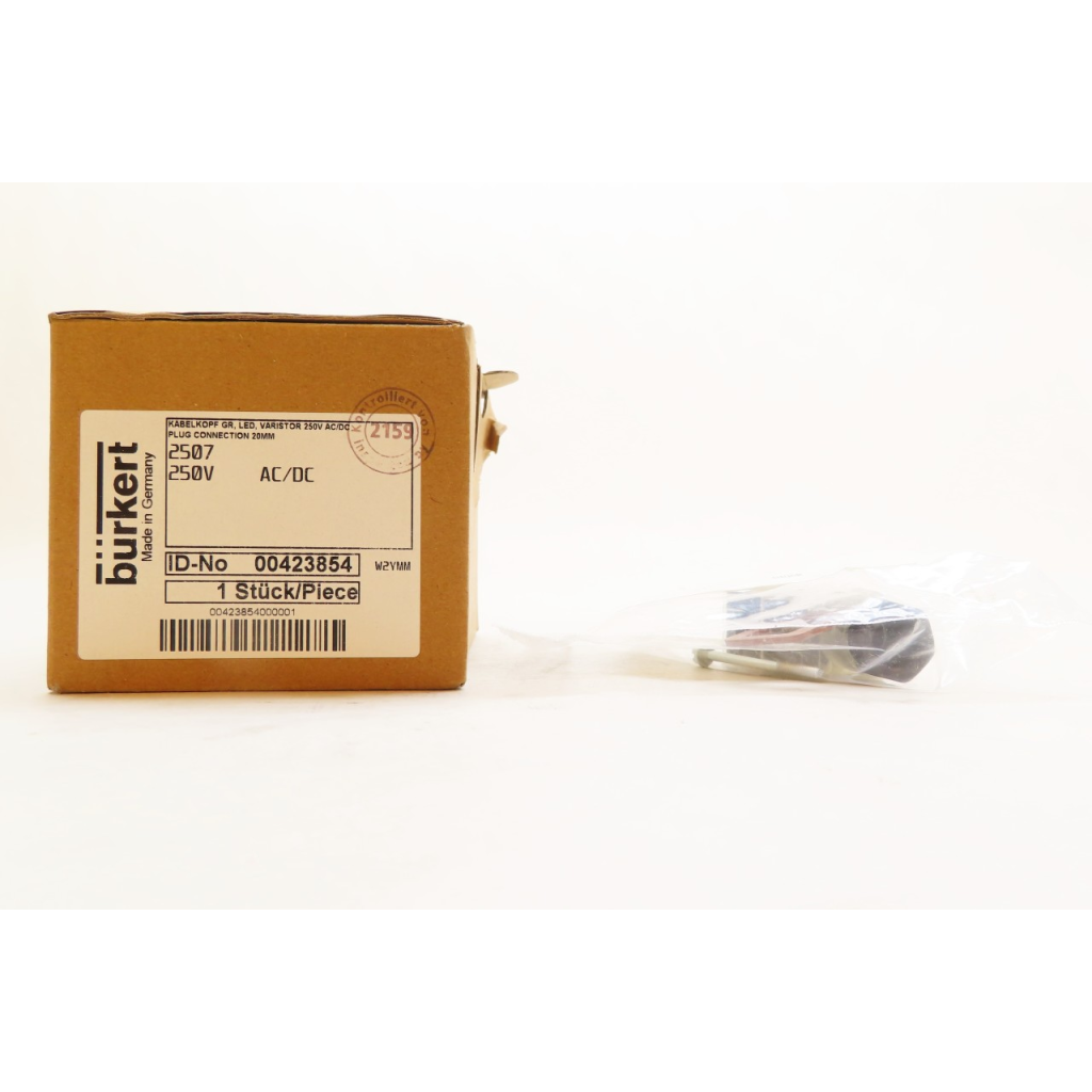 Burkert 00423854 2507 Cable Plug 20mm