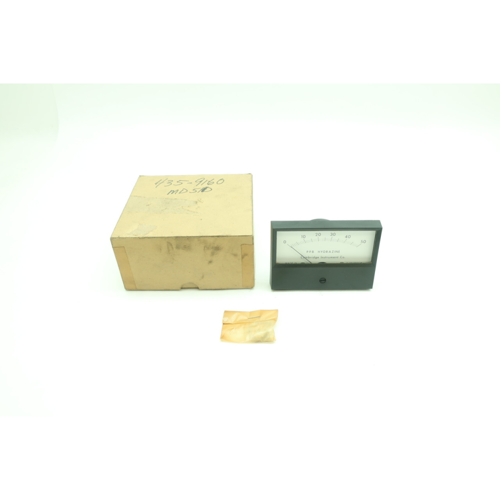 Cambridge 03004220 Ppb Hydrazine Panel Meter 0-50