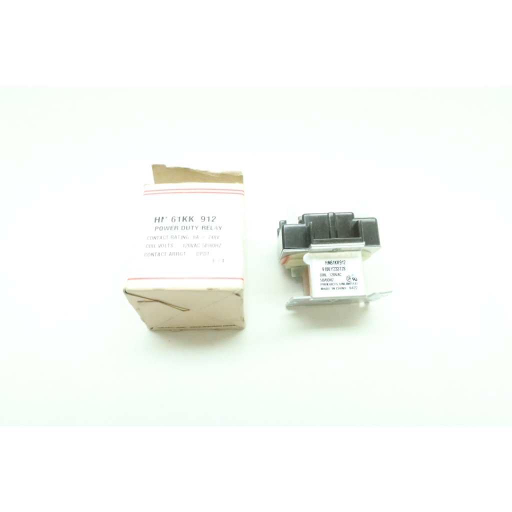Carrier HN61KK912 Power Duty Relay 120v-ac