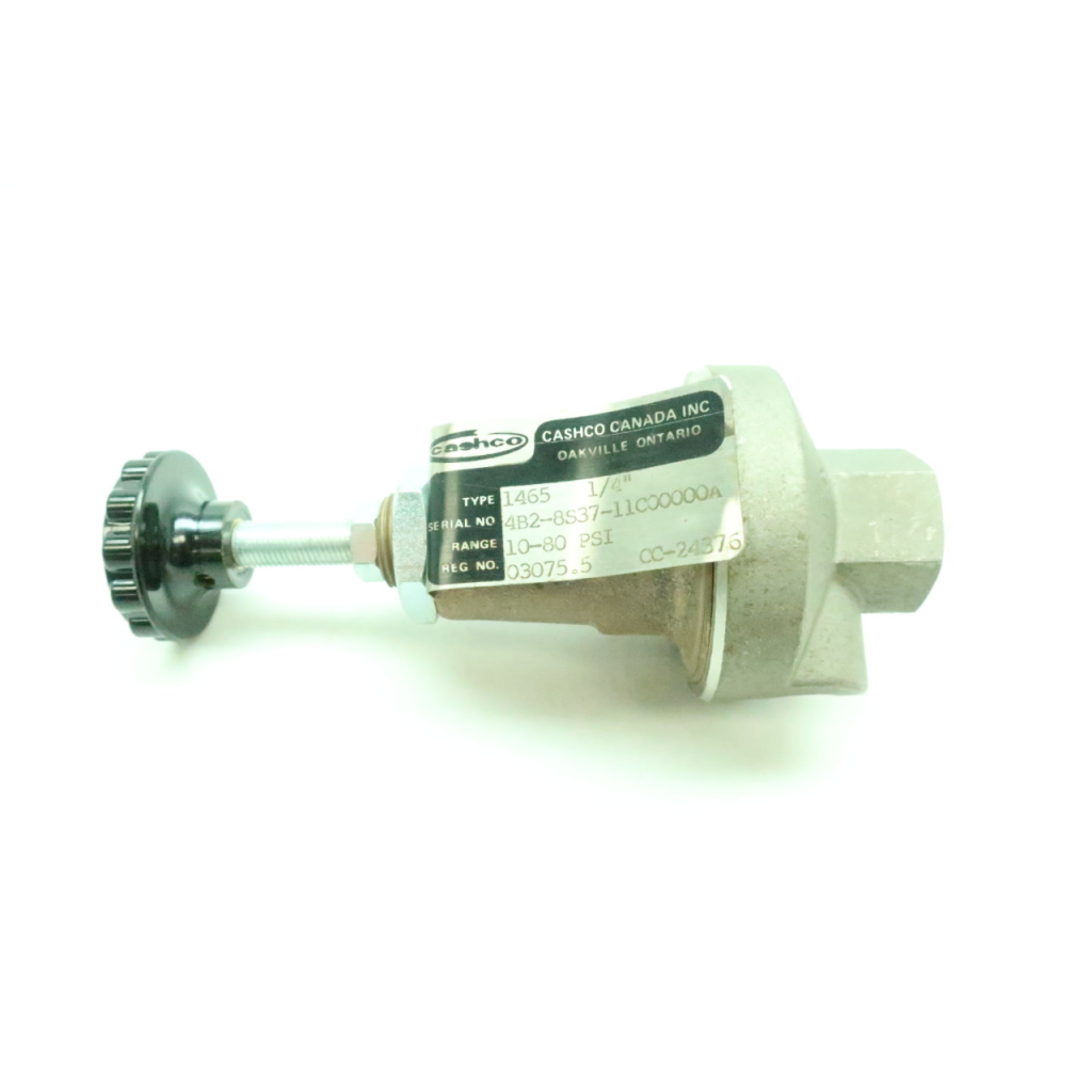 Cashco 1465 Pressure Reducing Regulator Valve 10-80psi 1/4in Npt