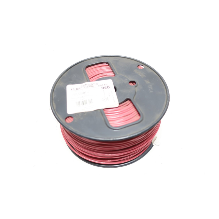 Cerrowire Red Wire 1c 16awg 500ft 600v-ac/dc
