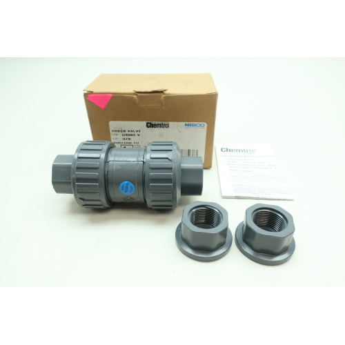 Chemtrol U51BC-V Pvc Check Valve 3/4in