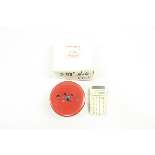 Chromate 1062 3-7/8in Hole Saw High Speed Chromate 1062 3-7/8in Hole Saw High Speed