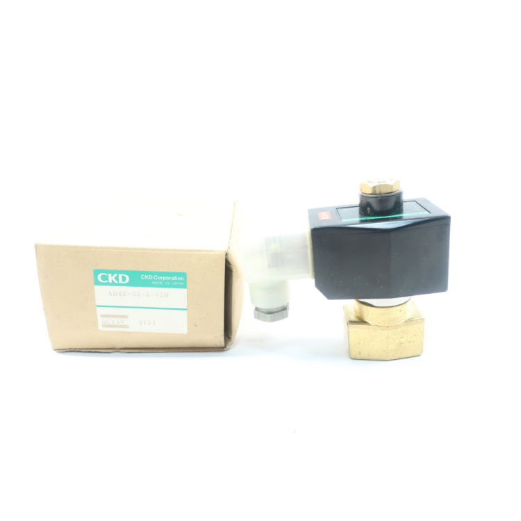 Ckd AB42-03-5-02H Solenoid Valve 24v-dc 3/8in Npt