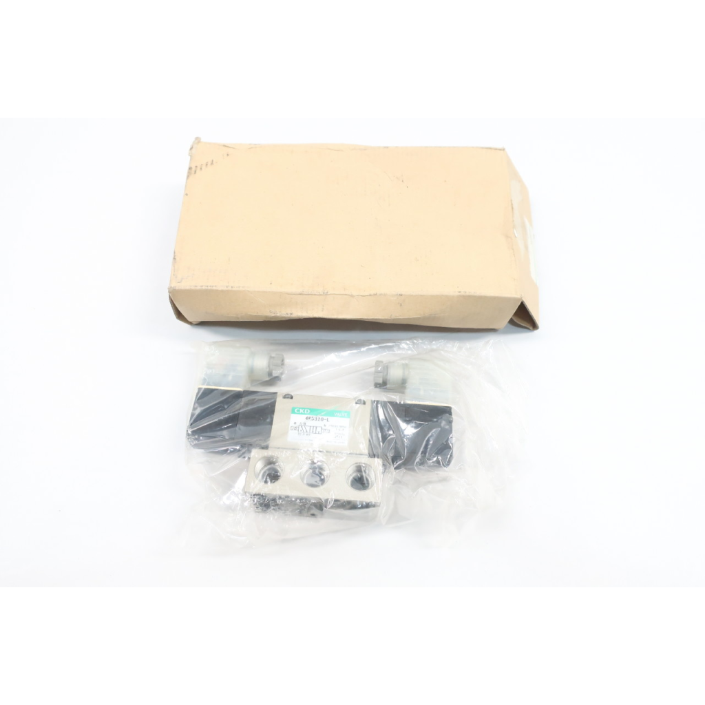 Ckd 4KB320-10-L-DC24V Solenoid Valve 24v-dc 3/8in Npt