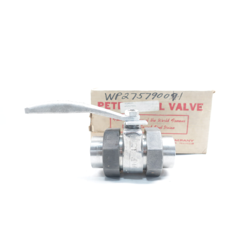Clayton Mark SS-B790 TTP Petro Stainless Socket Weld 1-1/2in Ball Valve