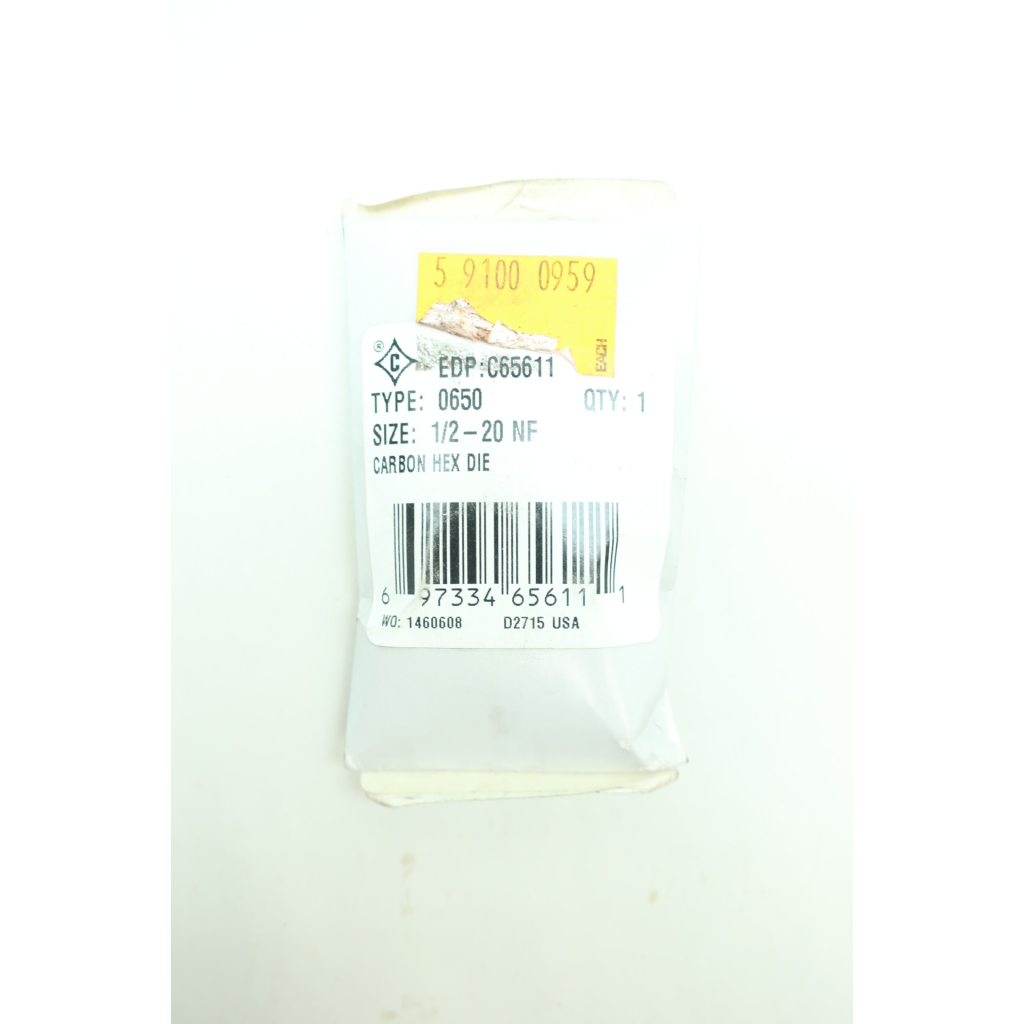 Cleveland C65609 Rethreading Carbon Hex Die 7/16-20nf