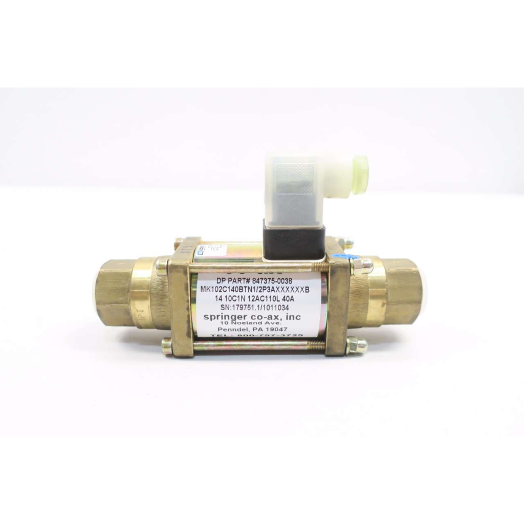 Coax 847375-0038 110v-ac 1/2 In Npt Solenoid Valve