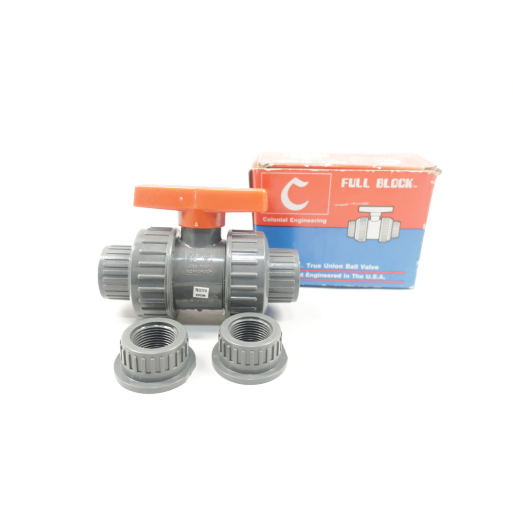 Colonial V08101N Manual Pvc 3/4in Ball Valve