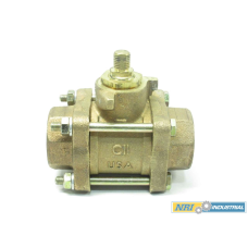 Conbraco Apollo 600 Wog 1 In Npt Bronze Threaded Ball Valve